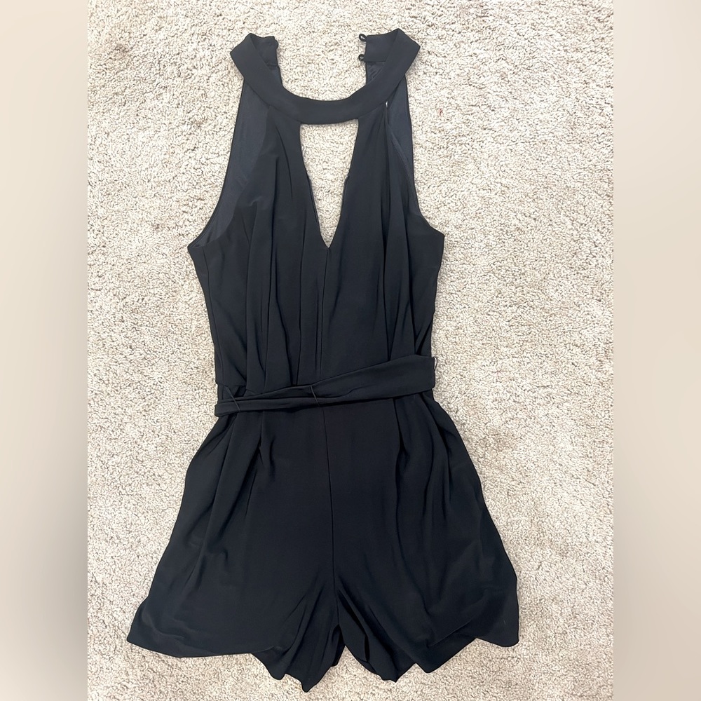 Black Dressy Romper S